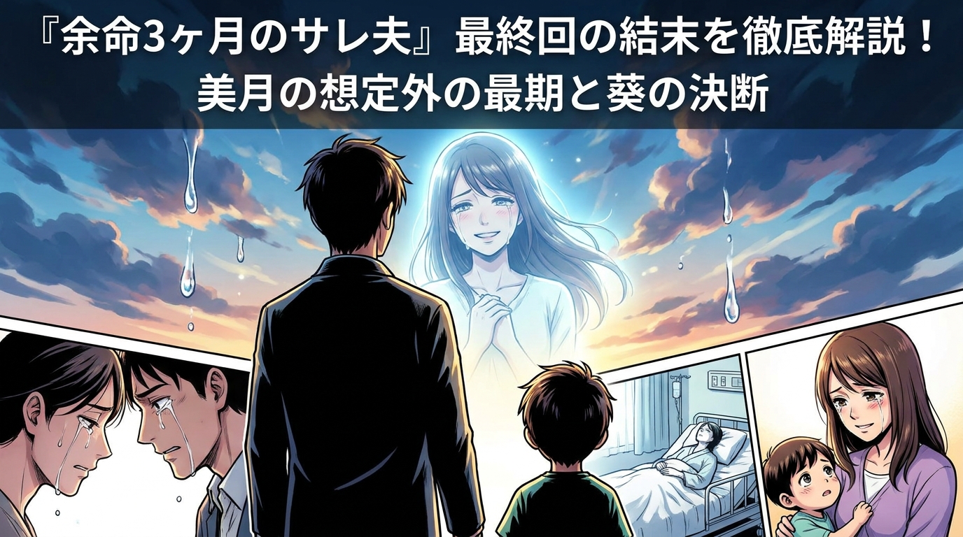 『余命3ヶ月のサレ夫』最終回の結末を徹底解説！美月の想定外の最期と葵の決断