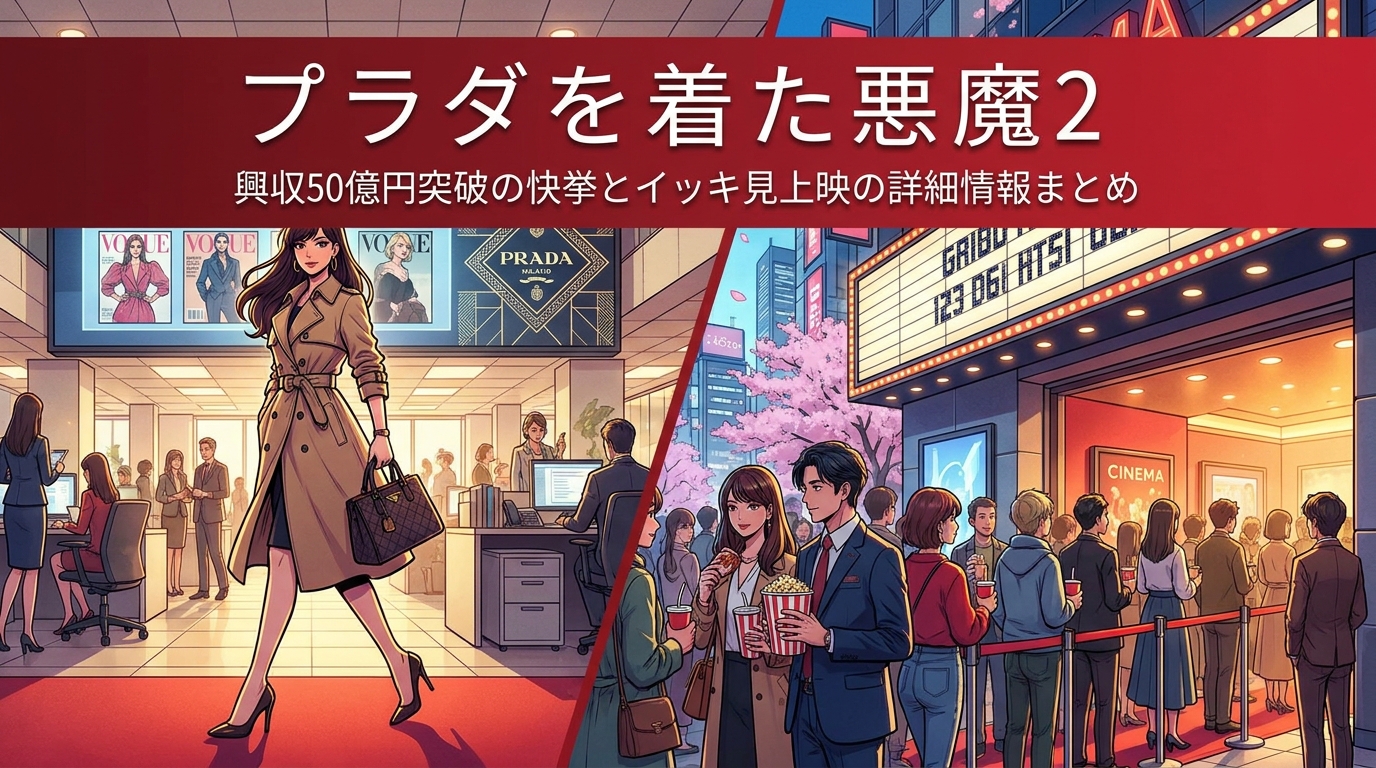 プラダを着た悪魔2|興収50億円突破の快挙とイッキ見上映の詳細情報まとめ