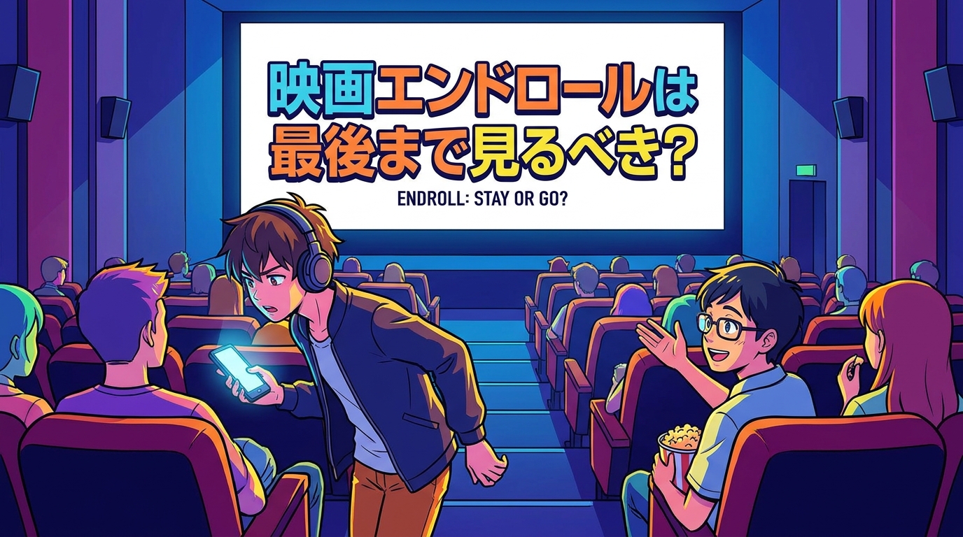 映画エンドロールは最後まで見るべき？