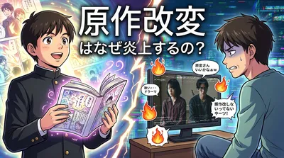 原作改変はなぜ炎上するの?
