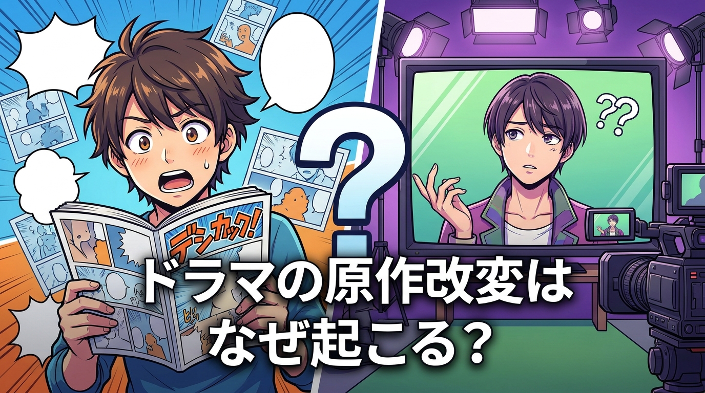 ドラマの原作改変はなぜ起こる？
