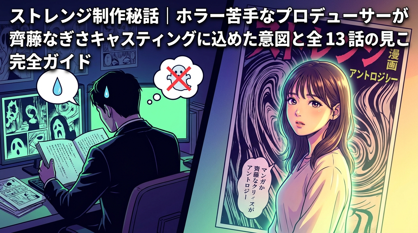 ストレンジ制作秘話｜ホラー苦手なプロデューサーが齊藤なぎさキャスティングに込めた意図と全13話の見どころ完全ガイド