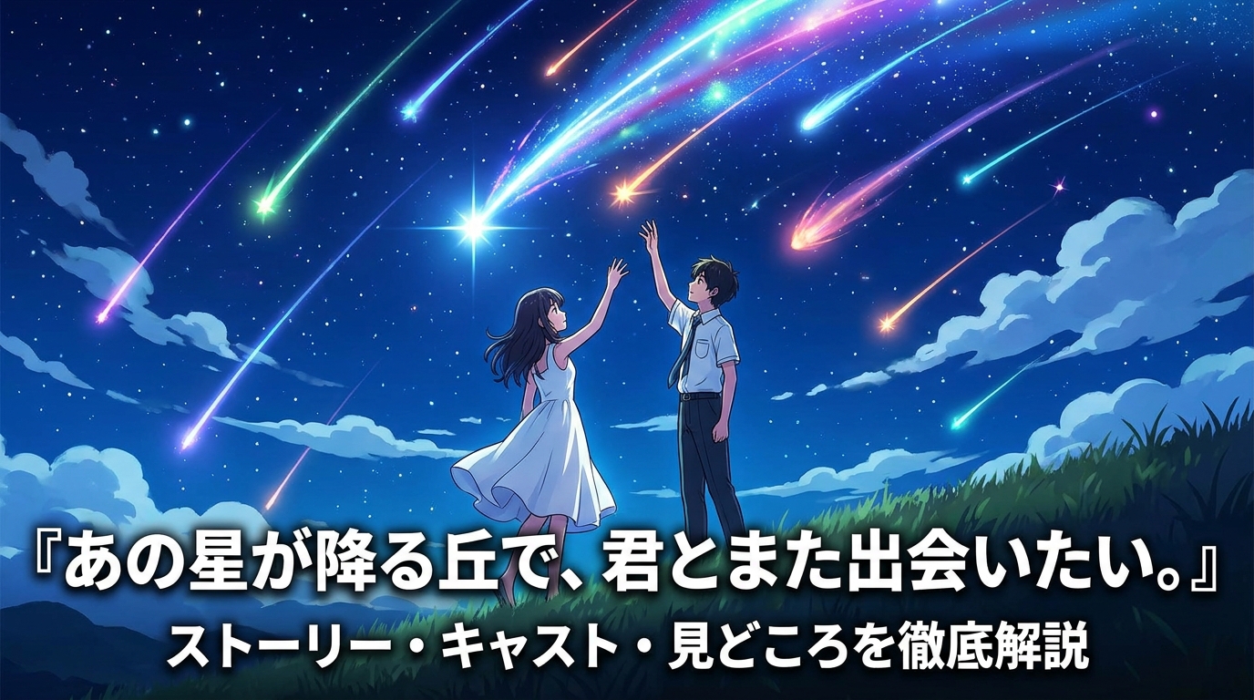 『あの星が降る丘で、君とまた出会いたい。』ストーリー・キャスト・見どころを徹底解説