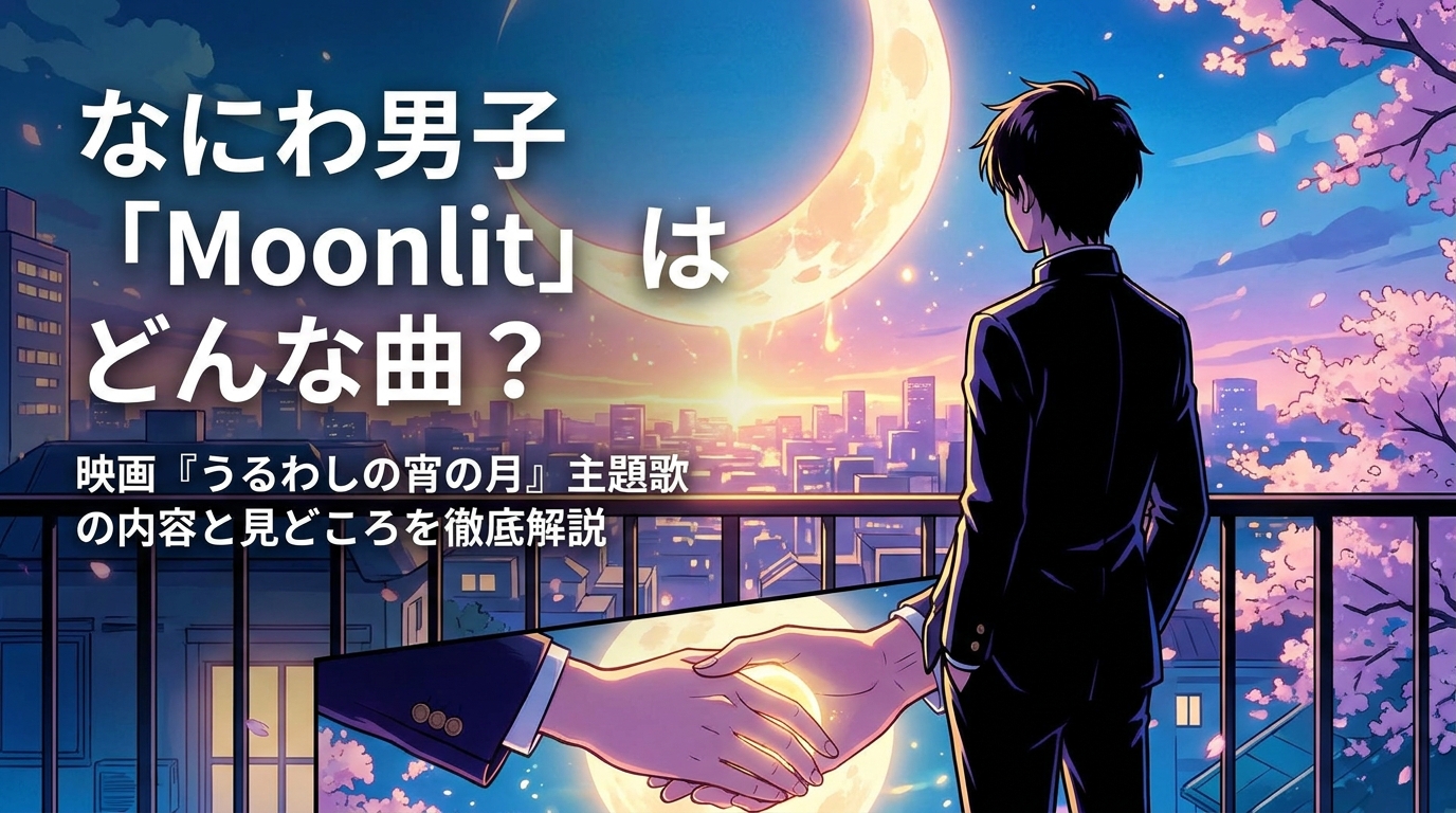 なにわ男子「Moonlit」はどんな曲?映画『うるわしの宵の月』主題歌の内容と見どころを徹底解説