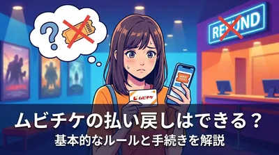 ムビチケの払い戻しはできる？