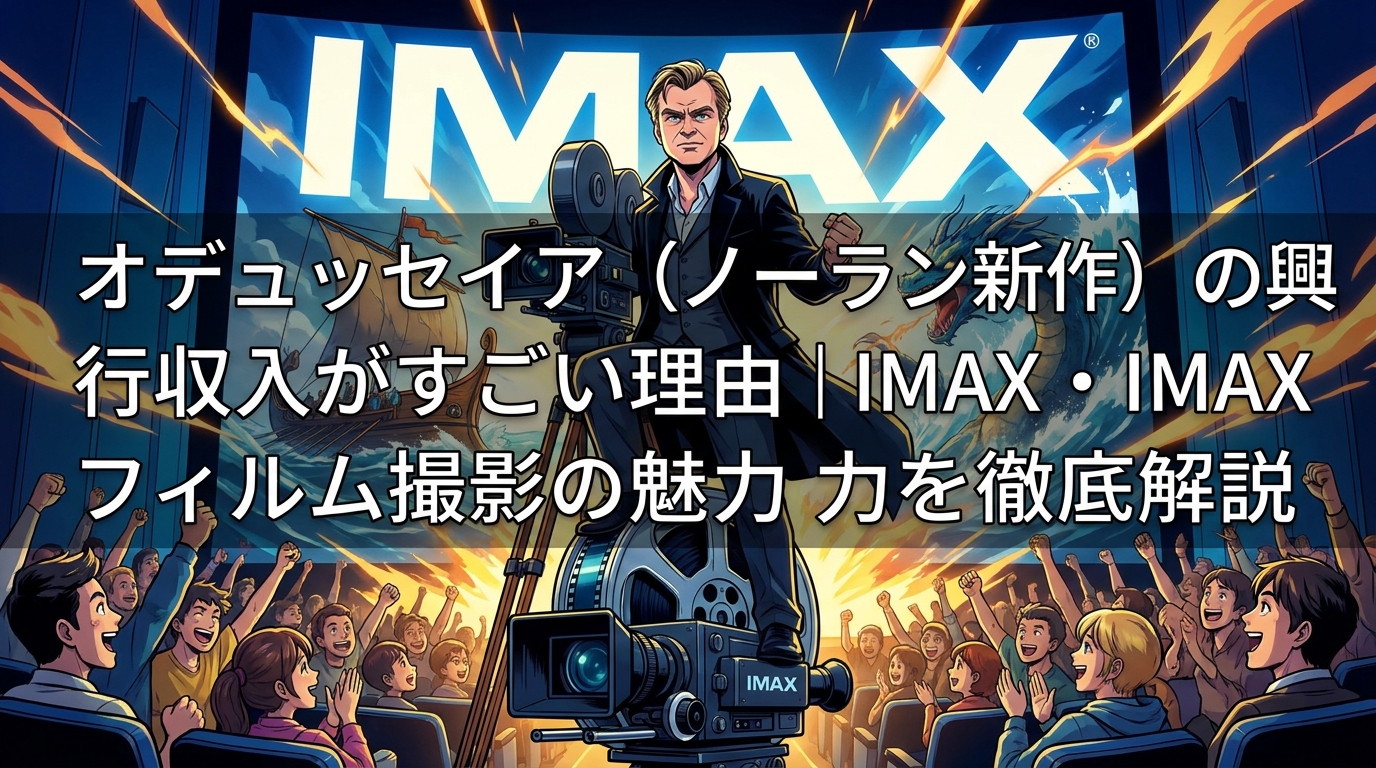 オデュッセイア（ノーラン新作）の興行収入がすごい理由｜IMAX・IMAXフィルム撮影の魅力を徹底解説