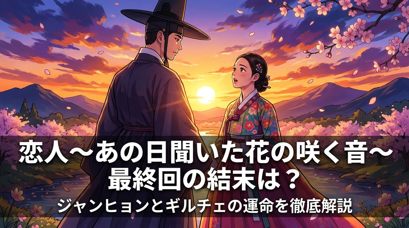 恋人～あの日聞いた花の咲く音～最終回の結末は？ジャンヒョンとギルチェの運命を徹底解説