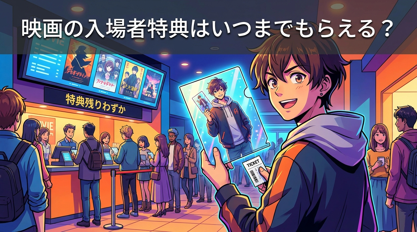 映画の入場者特典はいつまでもらえる？