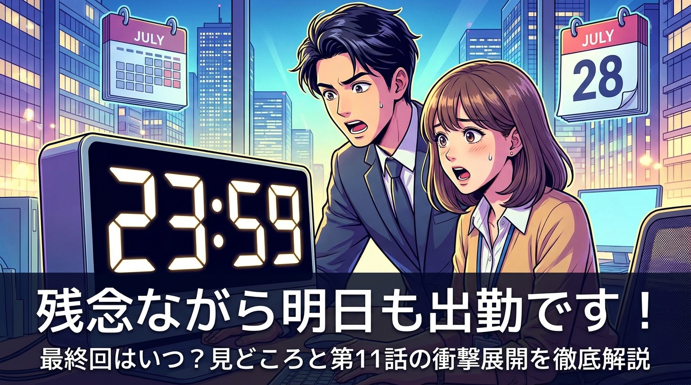 残念ながら明日も出勤です！最終回はいつ？見どころと第11話の衝撃展開を徹底解説