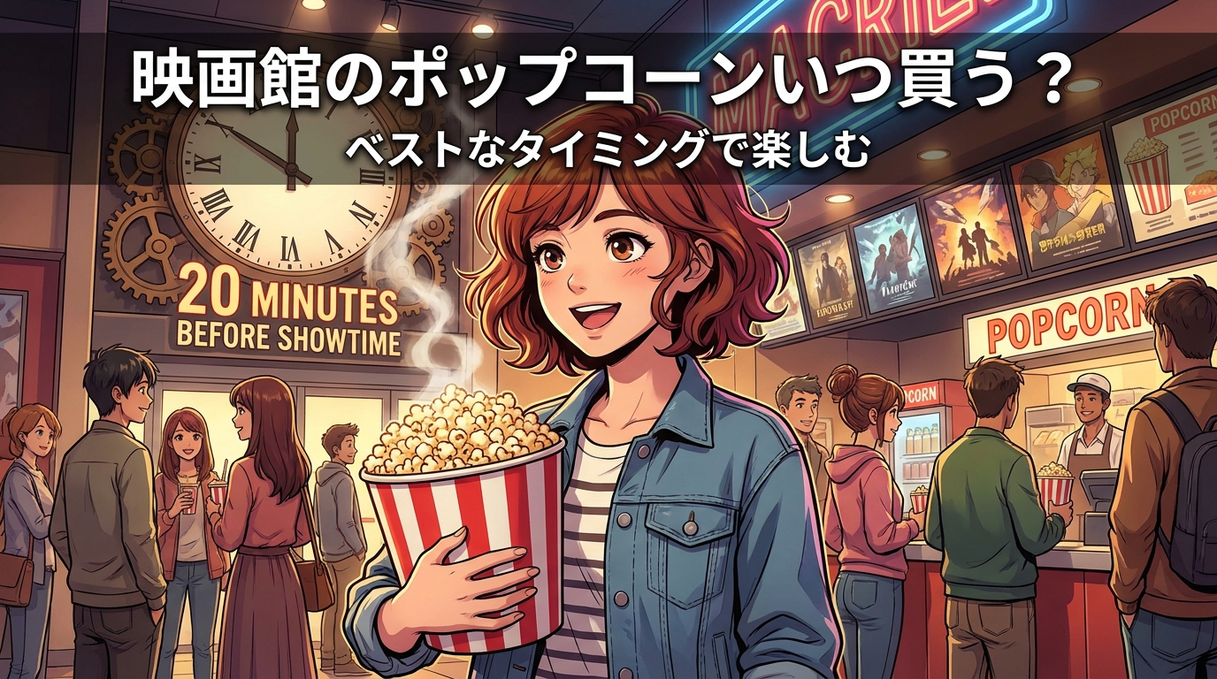 映画館のポップコーンいつ買う？
