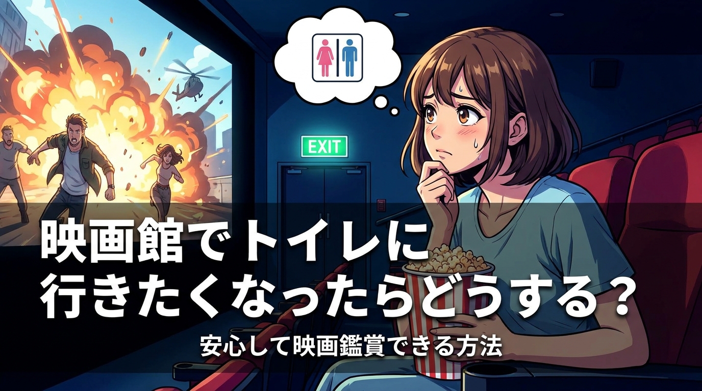 映画館でトイレに行きたくなったらどうする？