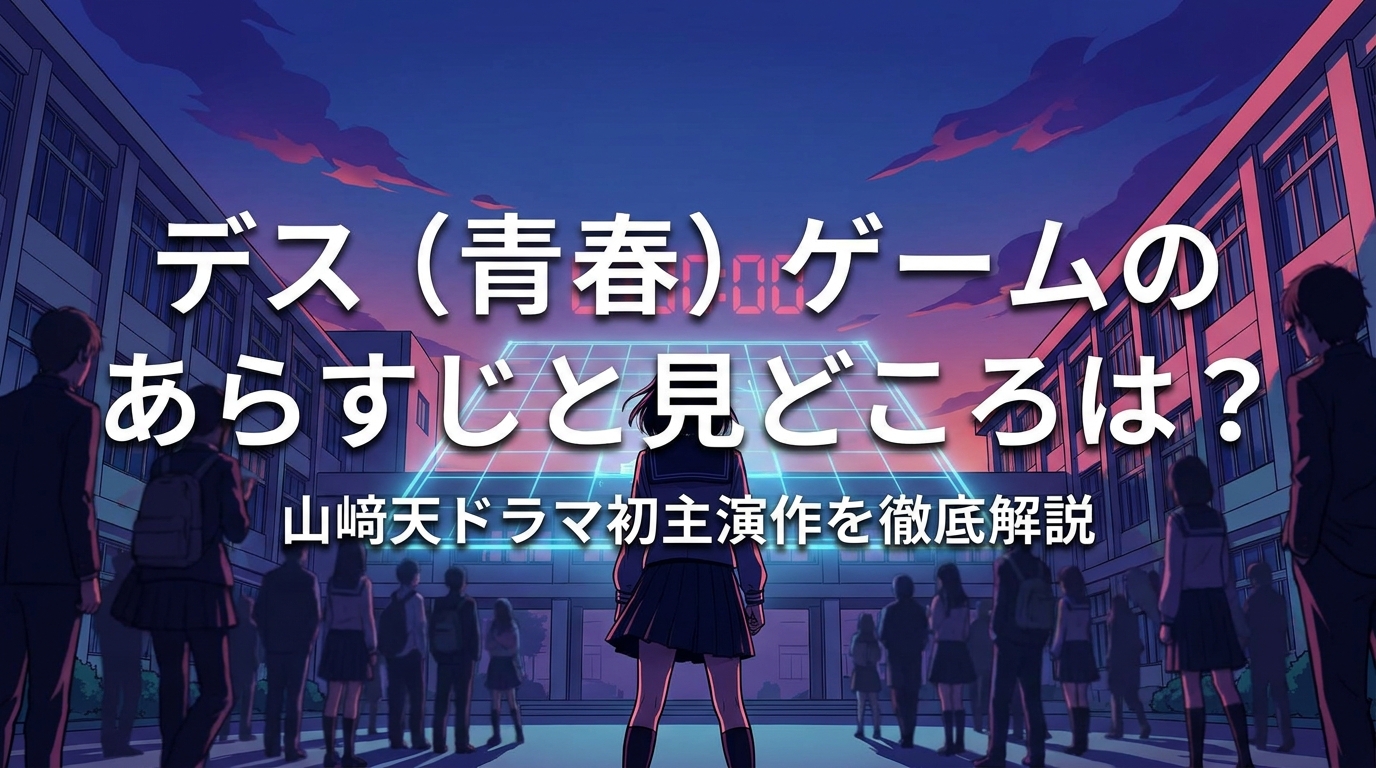 デス（青春）ゲームのあらすじと見どころは？山﨑天ドラマ初主演作を徹底解説