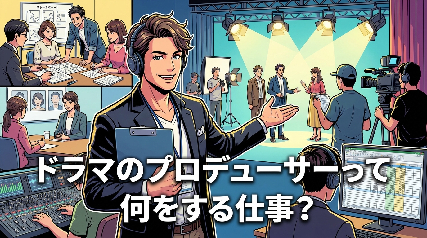 ドラマのプロデューサーって何をする仕事？