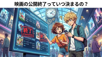 映画の公開終了っていつ決まるの？