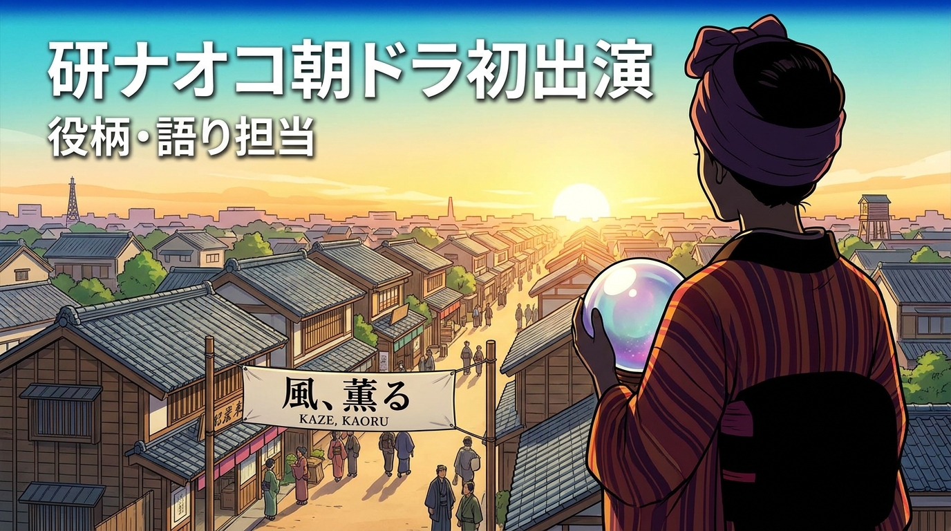 研ナオコ朝ドラ初出演の役柄・語り担当の意味を徹底解説【風、薫る】