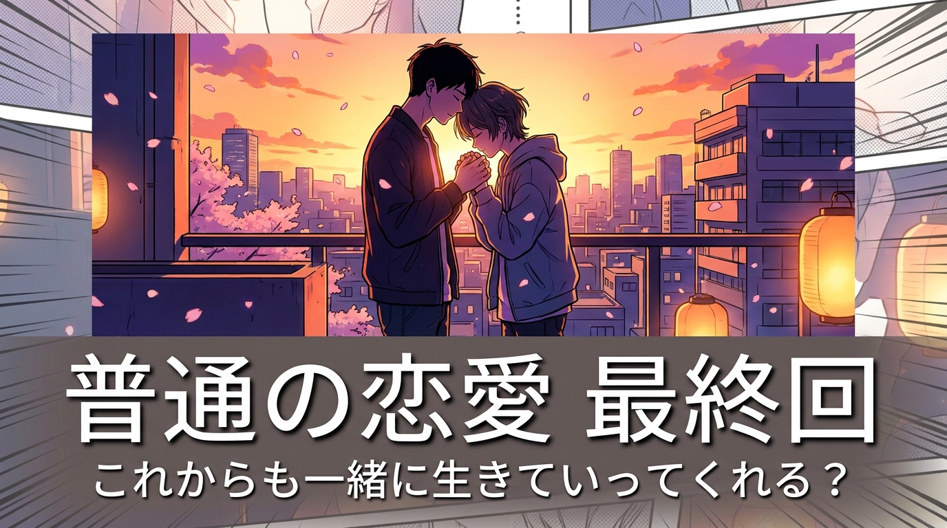 普通の恋愛 最終回「これからも一緒に生きていってくれる?」の意味とファンが涙した理由