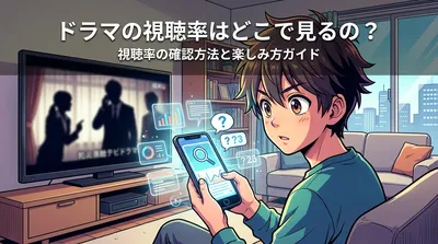 ドラマの視聴率はどこで見るの？