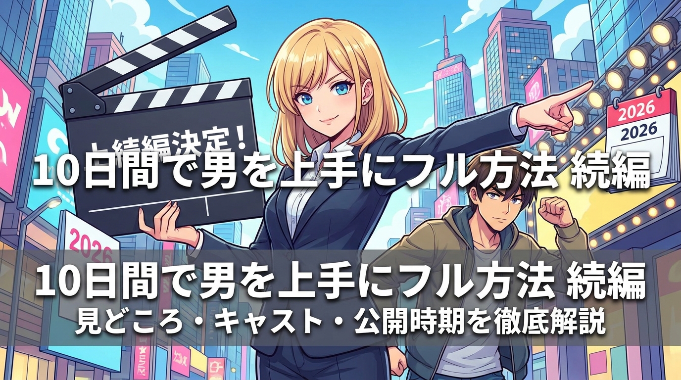 10日間で男を上手にフル方法 続編の見どころ・キャスト・公開時期を徹底解説
