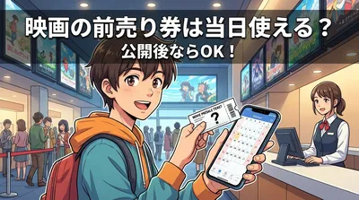 映画の前売り券は当日使える？