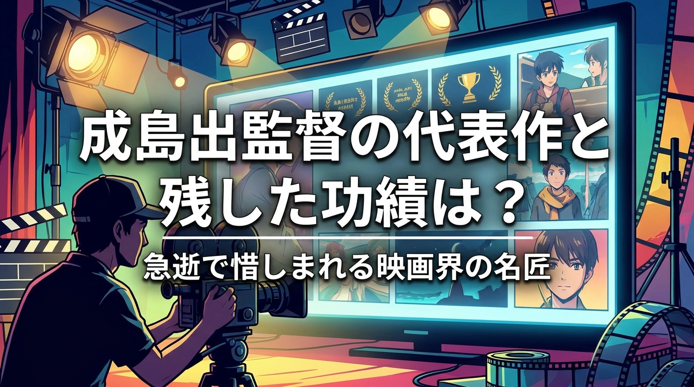 成島出監督の代表作と残した功績は？急逝で惜しまれる映画界の名匠