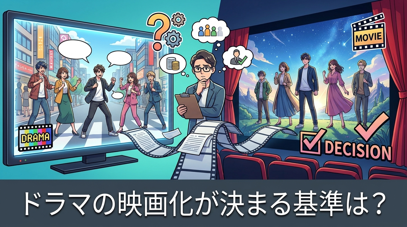 ドラマの映画化が決まる基準は？