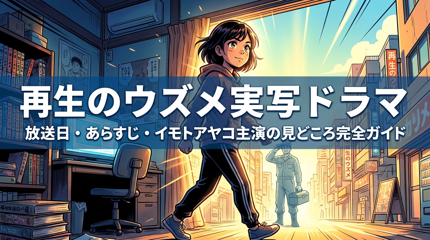 再生のウズメ実写ドラマ|放送日・あらすじ・イモトアヤコ主演の見どころ完全ガイド