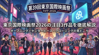 東京国際映画祭2026の注目3作品を徹底解説|オープニング・センターピース・クロージングの見どころ
