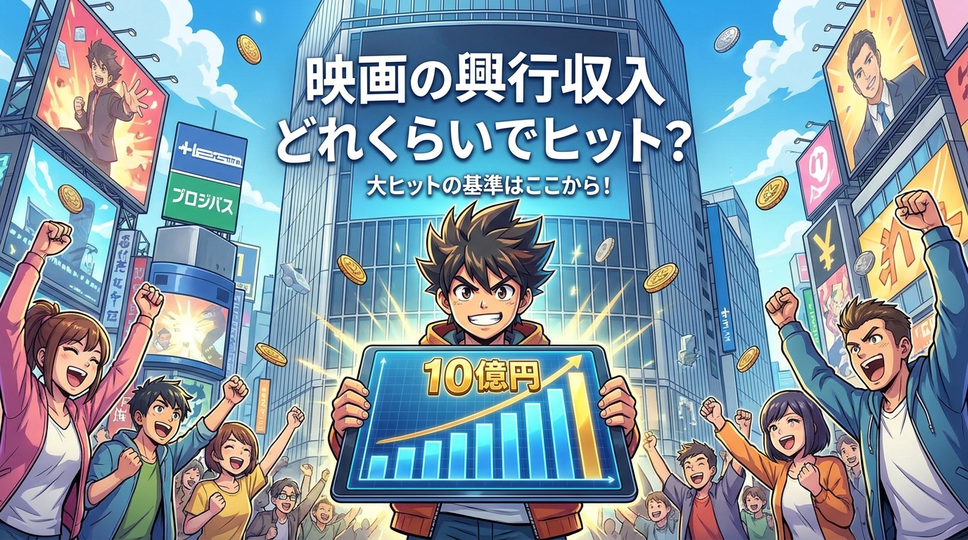 映画の興行収入どれくらいでヒット?