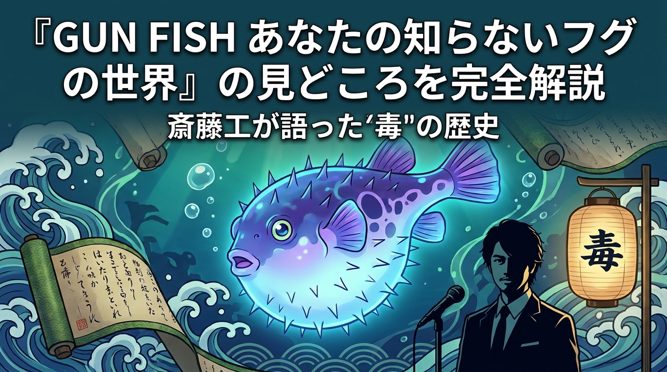 『GUN FISH あなたの知らないフグの世界』の見どころを完全解説|斎藤工が語った"毒"の歴史とは