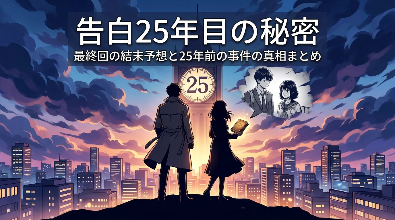 告白25年目の秘密 最終回の結末予想と25年前の事件の真相まとめ