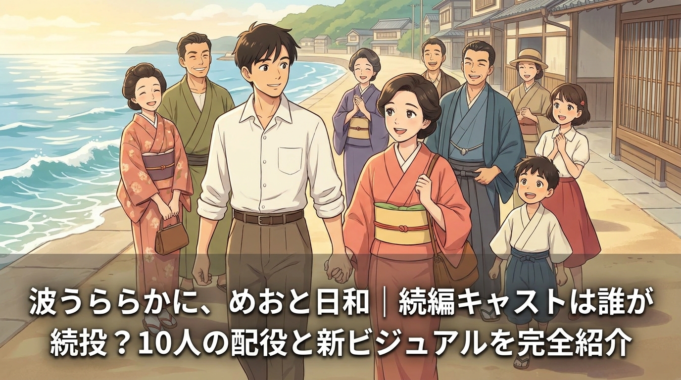 波うららかに、めおと日和|続編キャストは誰が続投？10人の配役と新ビジュアルを完全紹介