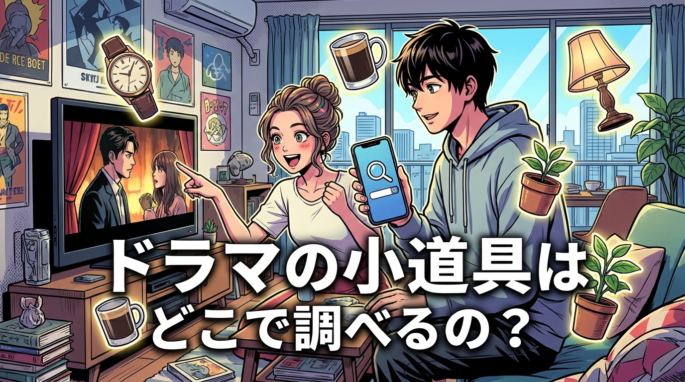 ドラマの小道具はどこで調べるの？