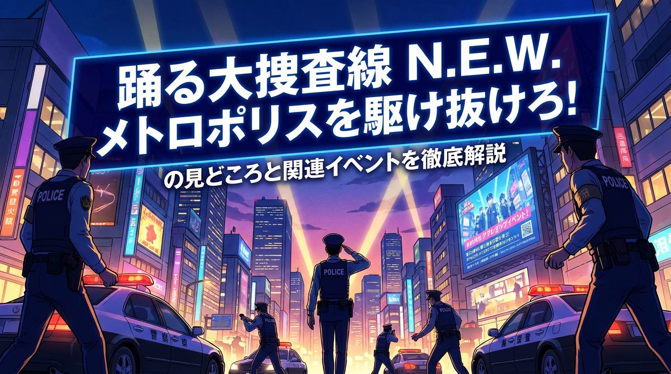 踊る大捜査線 N.E.W. メトロポリスを駆け抜けろ!の見どころと関連イベントを徹底解説