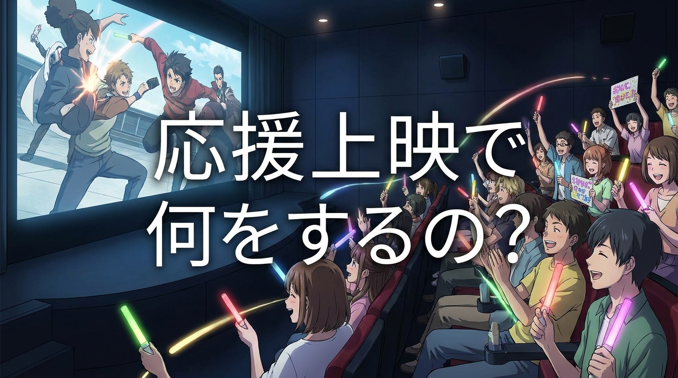 応援上映で何をするの?
