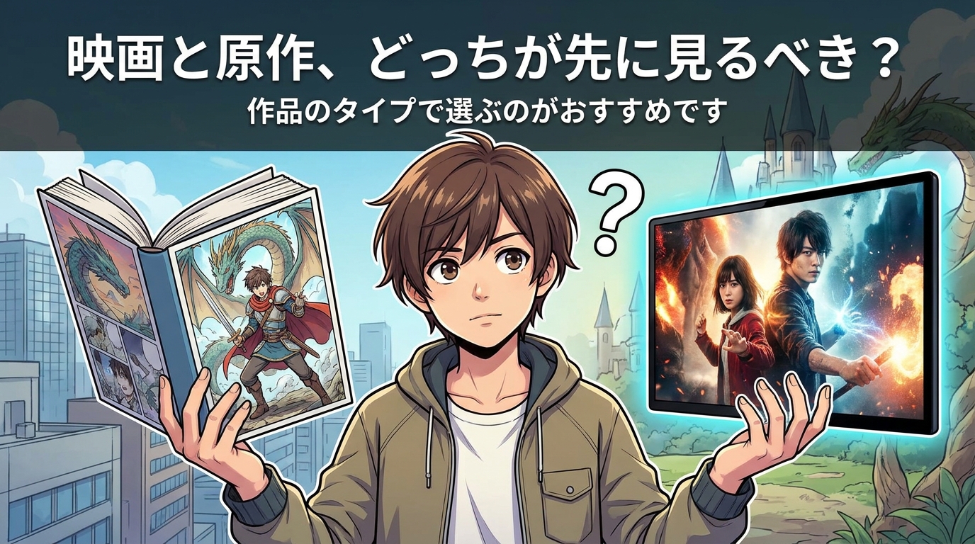 映画と原作、どっちが先に見るべき?