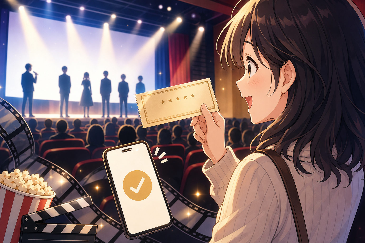 舞台挨拶チケットは公式ルートで購入するのが基本です