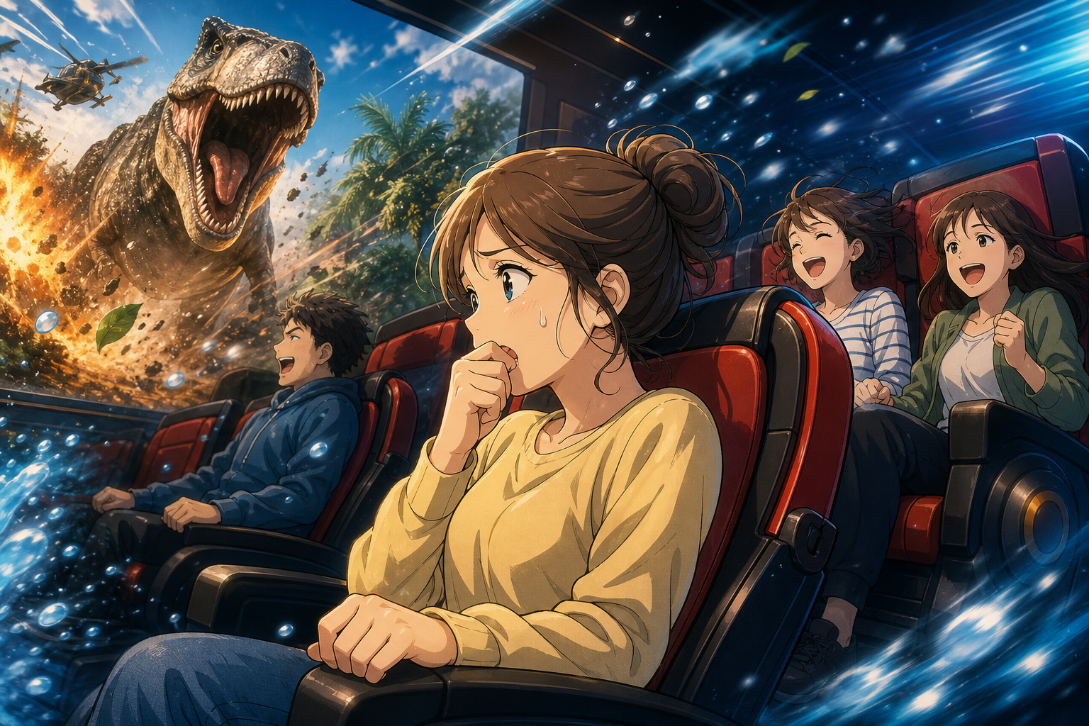 4DXで酔うかどうかは人それぞれなんです