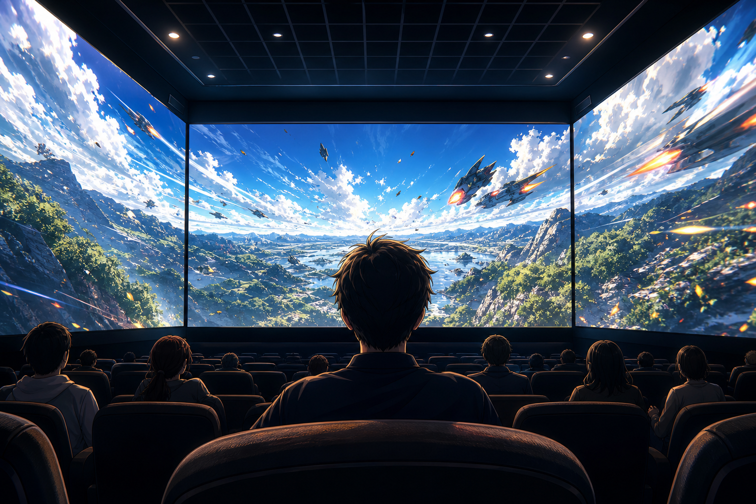 スクリーンXは「映像に包まれる」感覚が特徴です