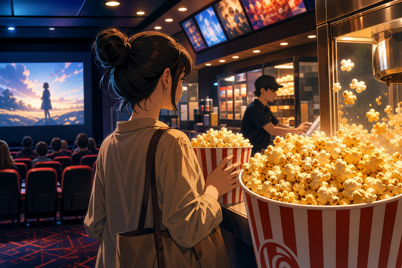 映画館のポップコーンは上映20分前に買うのがベスト