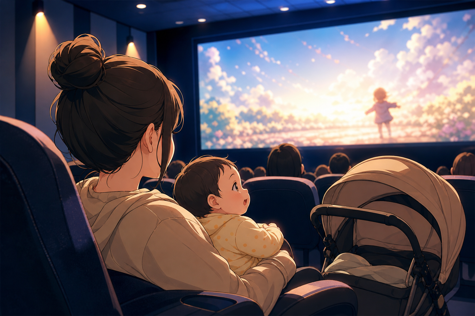 映画館に赤ちゃんを連れて行くことは可能です
